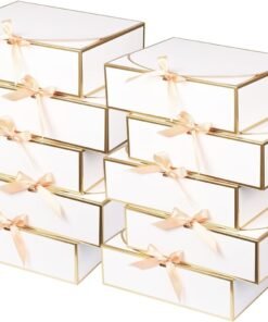 Large White Gift Boxes with Lids for Any Event