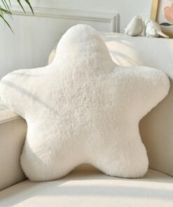 Star Pillow, Plush Throw, Decorative Couch Cushion