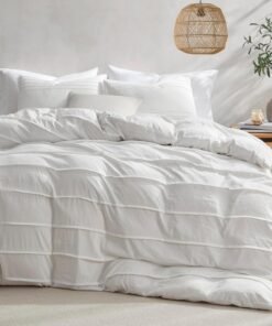 Oli Anderson Queen Pleated Duvet Cover Set