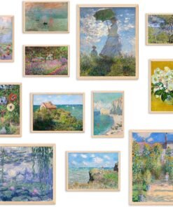 Eclectic Monet Impressionist Canvas Wall Art Print